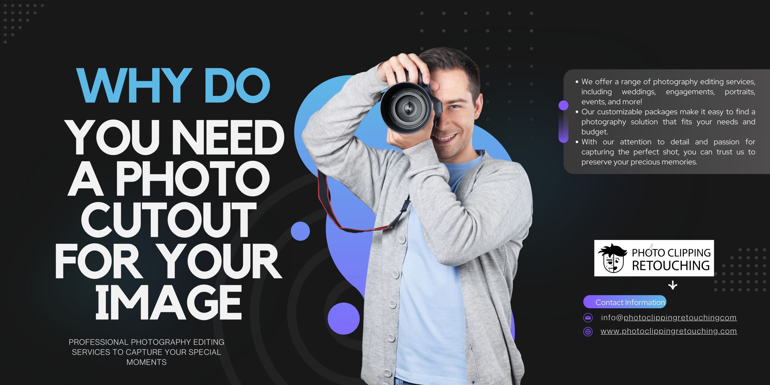 Why do you need a photo cutout for your image?
